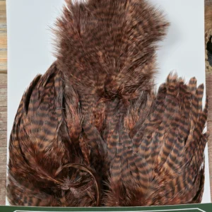 Coachman Brown Grizzly Chickabou Body Marabou Patch, Saltwater on the fly.