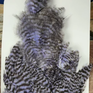 Lavender Grizzly Chickabou Body Marabou Patch, Saltwater on the fly.