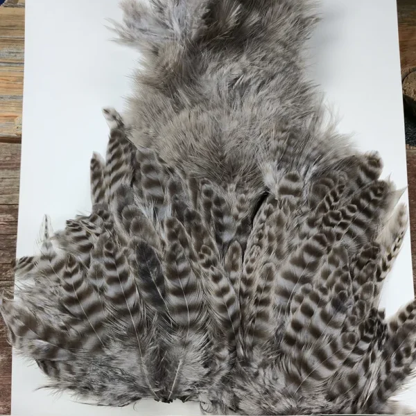 Light Dun Grizzly Chickabou Body Marabou Patch