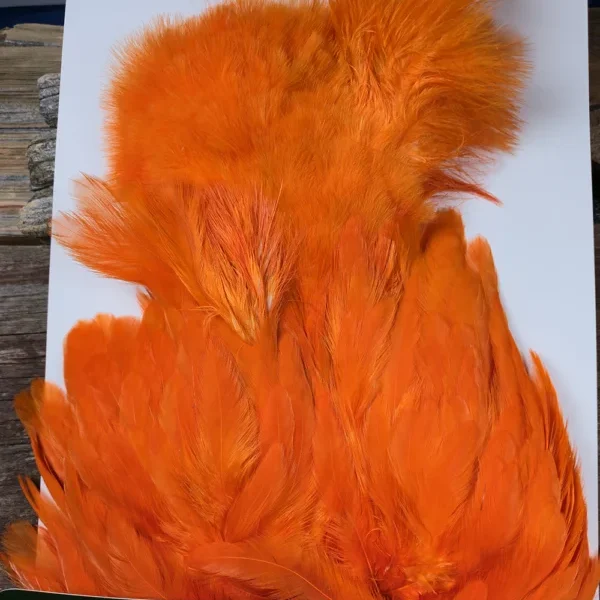 Orange Chickabou Body Marabou Patch