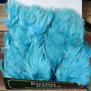 Silver Doctor Blue Chickabou Body Marabou Patch, Saltwater on the fly.