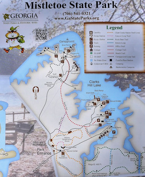 Mistletoe State Park, Fly Fishing Bass Clarks Hill Reservoir.