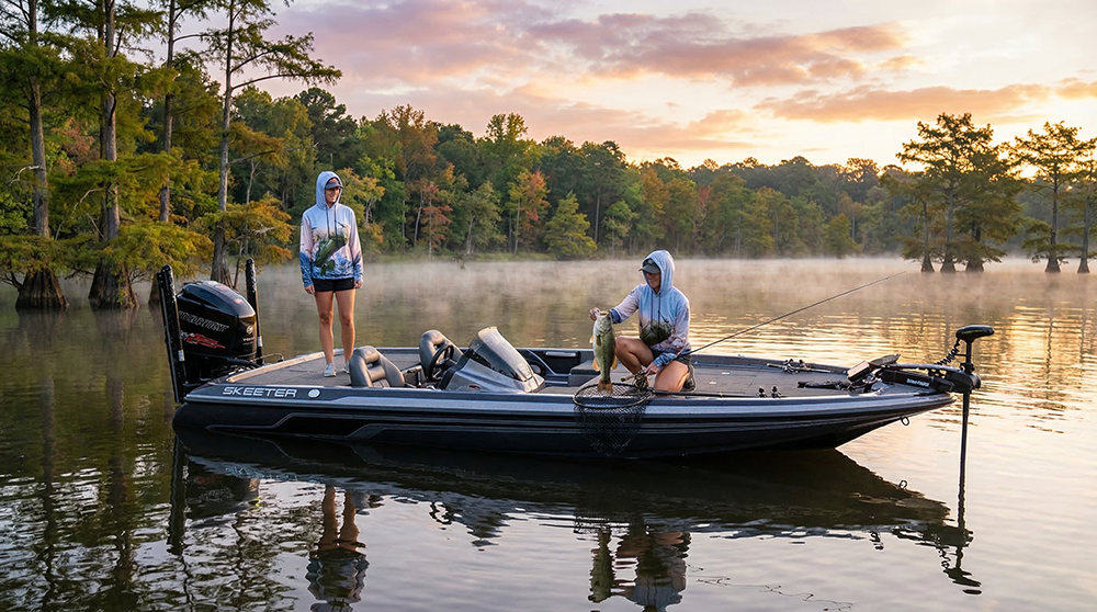 Fly Fishing Bass at Toledo Bend Reservoir