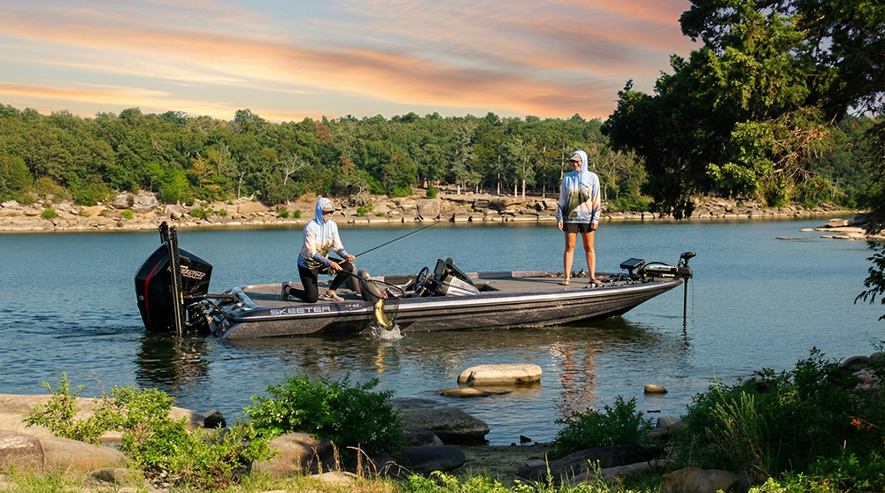 Bass Fly Fishing Lake Eufaula Oklahoma, Saltwater on the Fly.