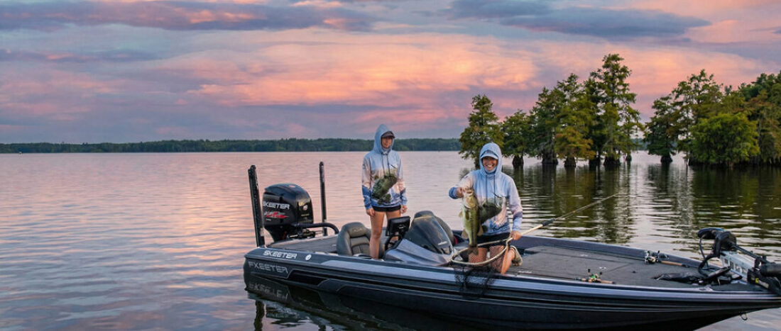 Fly Fishing for Bass on Santee Cooper Lakes South Carolina with tactics, flies, seasons, and gear for cypress filled southern water, Saltwater on the Fly.