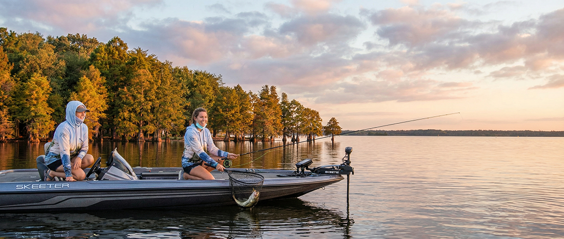 Fly Fishing for Bass on Santee Cooper Lakes South Carolina with tactics, flies, seasons, and gear for cypress filled southern water, Saltwater on the Fly.