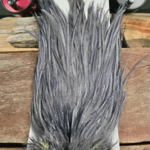 Ewing Hackle Gray Bomber Saddle, Saltwater on the fly.