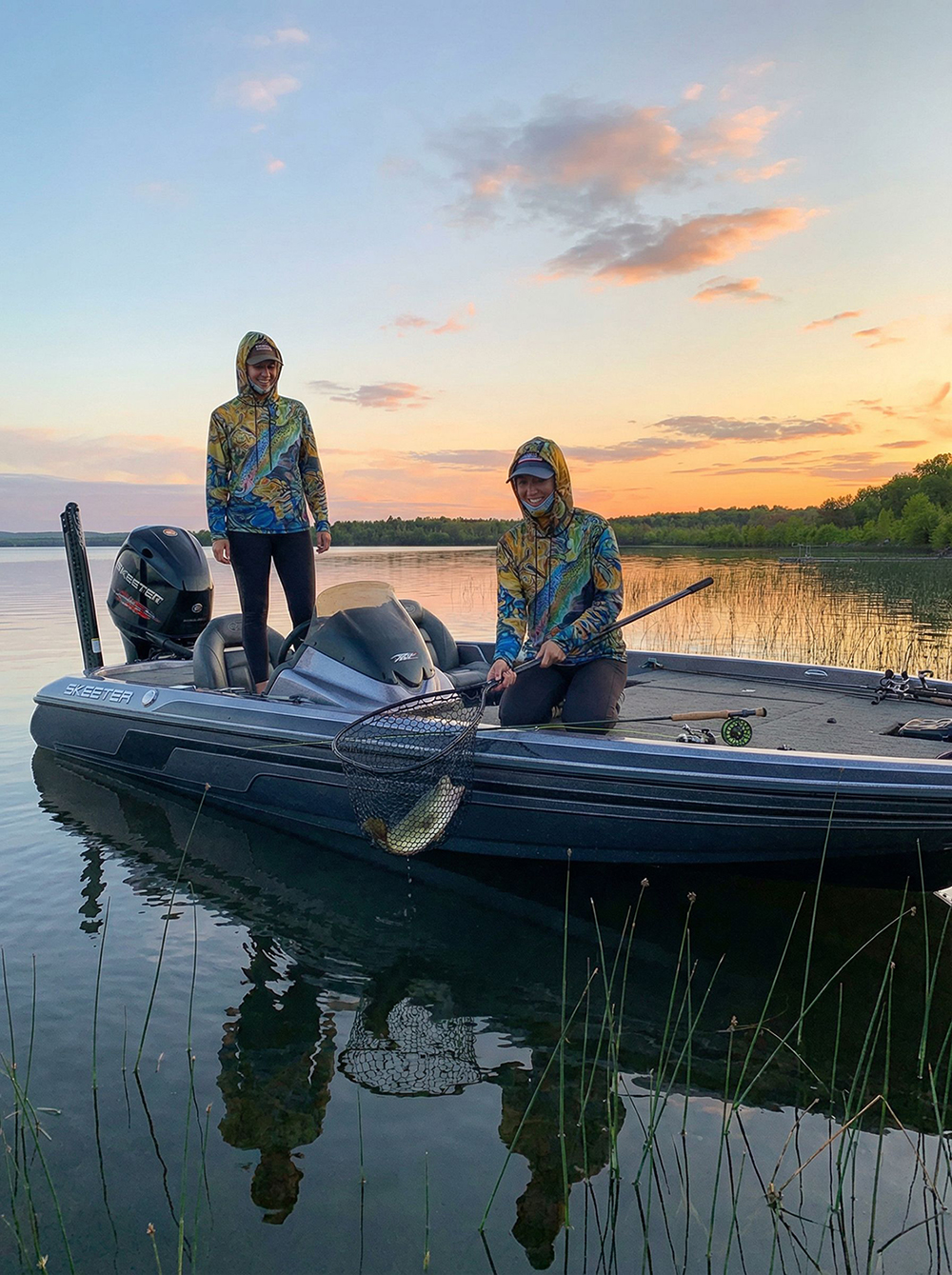 Lake Gogebic in Michigan bass fly fishing, saltwater on the fly.