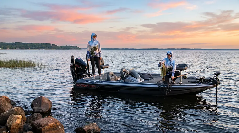 Bass fishing Mille Lacs Lake