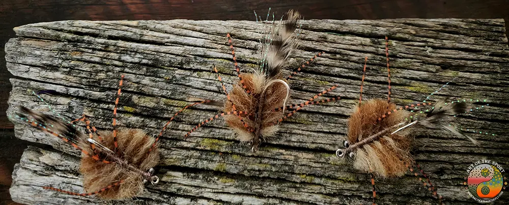 Grand Slam Crab, fly fishing Tidal James River, Saltwateronthefly.com