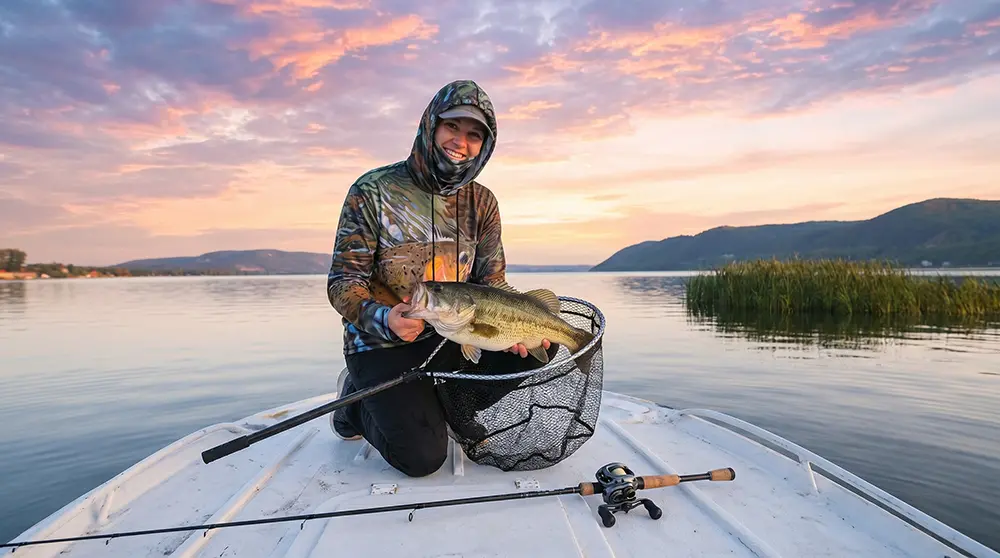 Lake Charlevoix Fly Fishing Bass Michigan 4. 3