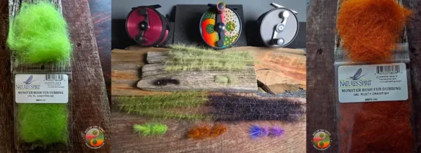 What Is Monster Bush Fur? Monster Bush Fur is a coarse, long-fiber synthetic fur designed for tying large, high-movement flies. It's most commonly used in saltwater patterns, pike flies, musky streamers, and big predator rigs where profile and water displacement matter more than delicacy. The fibers are thick enough to hold shape but fine enough to breathe and pulse in the current. That movement — that's the whole game. A fly that doesn't move isn't a fly. It's a costume.