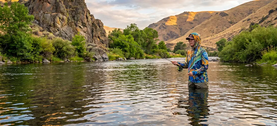 Bent rods, wind and rain, browns that don't negotiate. Rubberlegs Nymph, Chubby Chernobyl, Tan Caddis — Green River and South Fork Boise. Article 5.
