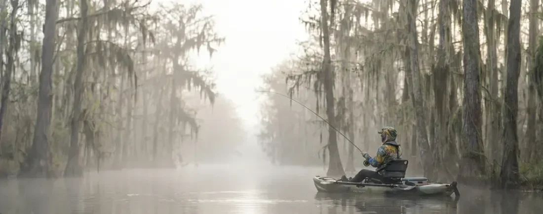 Lake Drummond Virginia fly fishing guide — all species, best flies, techniques, access, and seasons. The most honest guide to fishing America's most unusual lake.