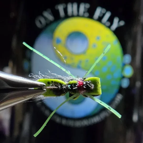 Black Chartreuse Green Foam Hopper