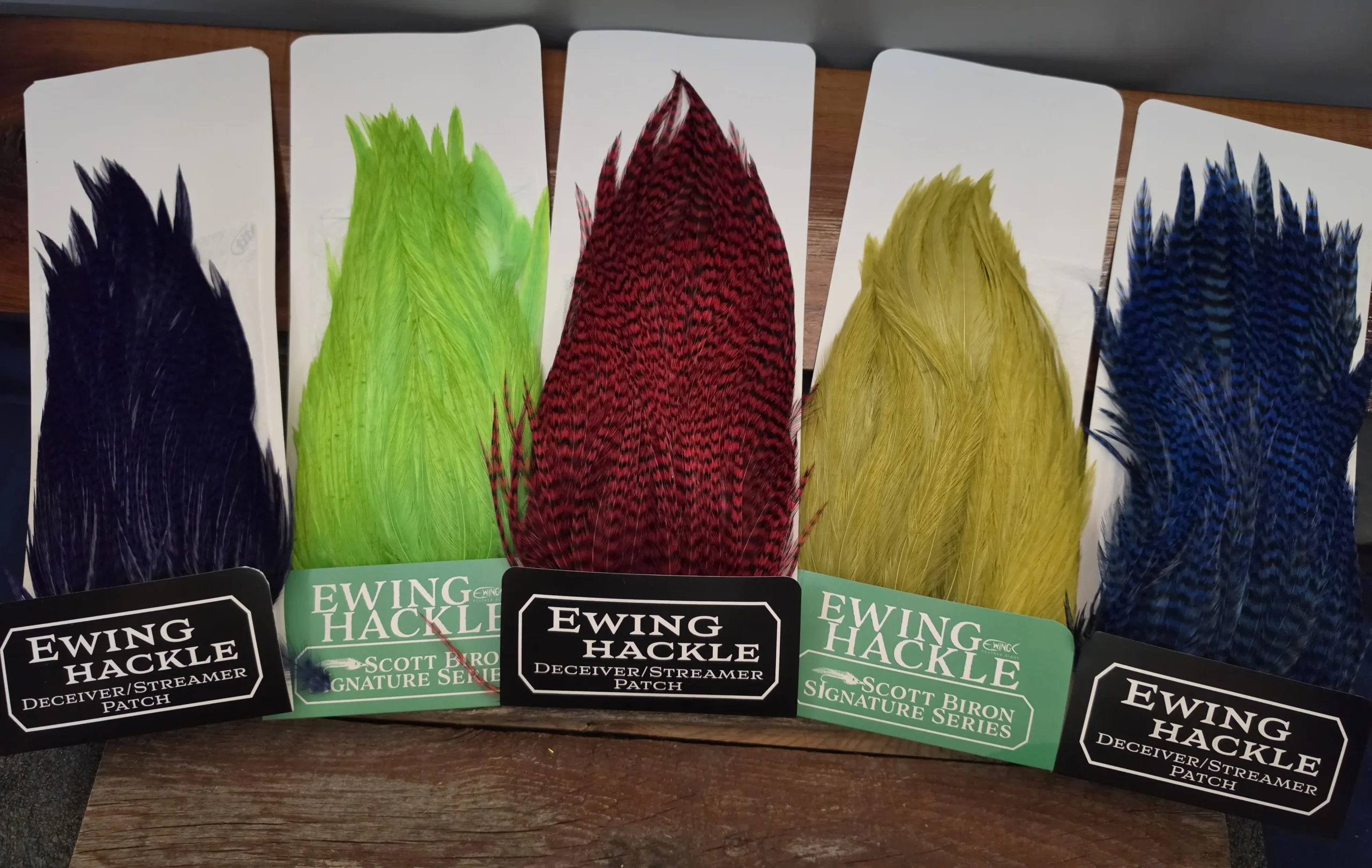 Tying Bluegill flies with Ewing Hackle, Saltwater on the Fly.