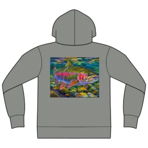 Rainbow Trout Fly Fishing Hoodie