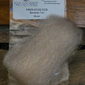 Natures Spirit Predator Dub streamer dubbing in Bonefish Tan, Saltwater on the Fly.