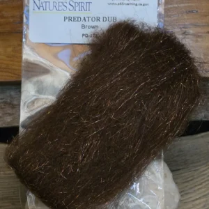 Natures Spirit Predator Dub streamer dubbing in Brown, Saltwater on the Fly