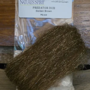 Natures Spirit Predator Dub streamer dubbing in Golden Brown, Saltwater on the Fly.
