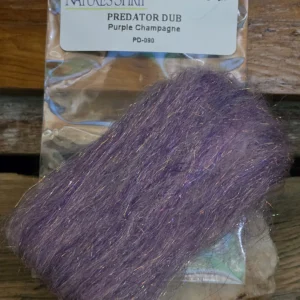 Natures Spirit Predator Dub streamer dubbing in Purple Champagne, Saltwater on the Fly.