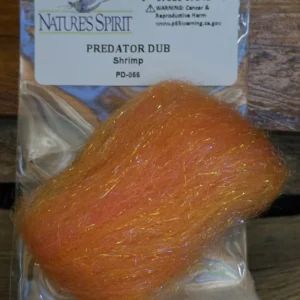 Natures Spirit Predator Dub streamer dubbing in Shrimp, Saltwater on the Fly.