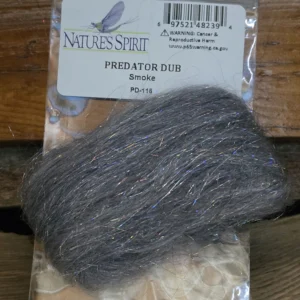 Natures Spirit Predator Dub streamer dubbing in Smoke, Saltwater on the Fly.