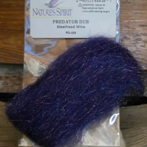 Natures Spirit Predator Dub streamer dubbing in Steelhead Wine, Saltwater on the fly.
