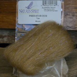 Natures Spirit Predator Dub streamer dubbing in Tan, Saltwater on the Fly.