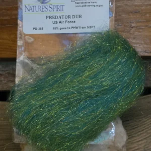 Natures Spirit Predator Dub streamer dubbing in US Air Force, Saltwater on the Fly.