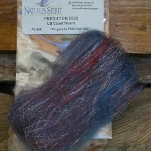 Natures Spirit Predator Dub streamer dubbing in US Coast Guard, Saltwater on the Fly.