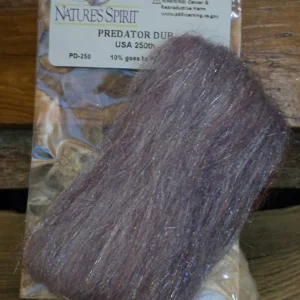 Natures Spirit Predator Dub streamer dubbing in USA 260, Saltwater on the fly.