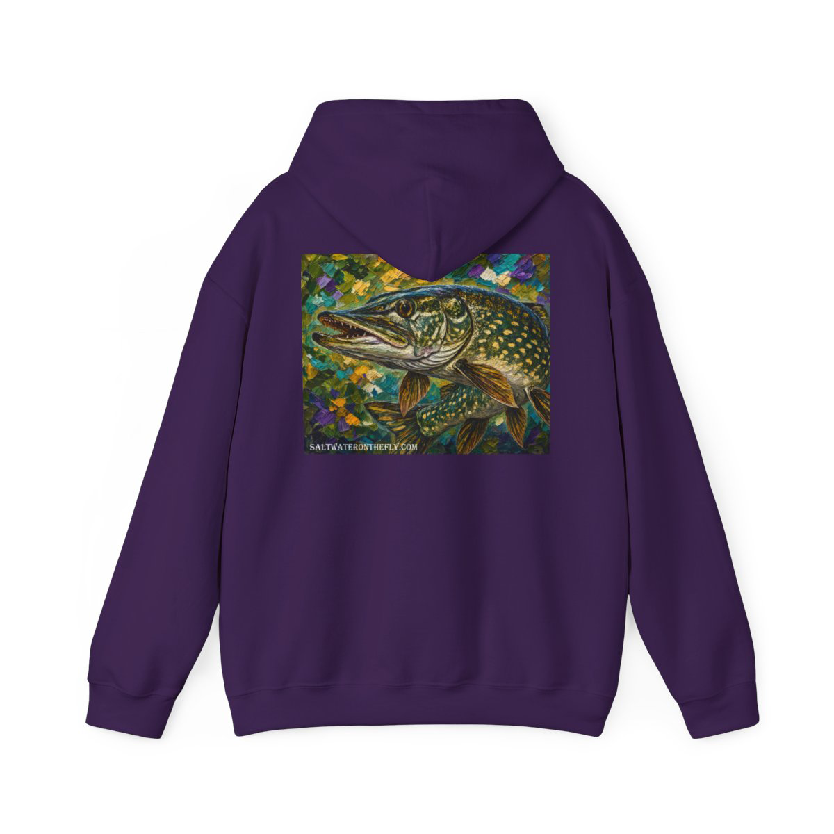Northern Pike Fishing Hoodie - Image 3