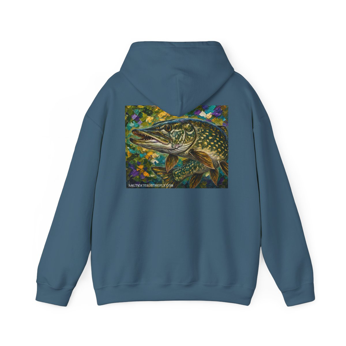 Northern Pike Fishing Hoodie - Image 4