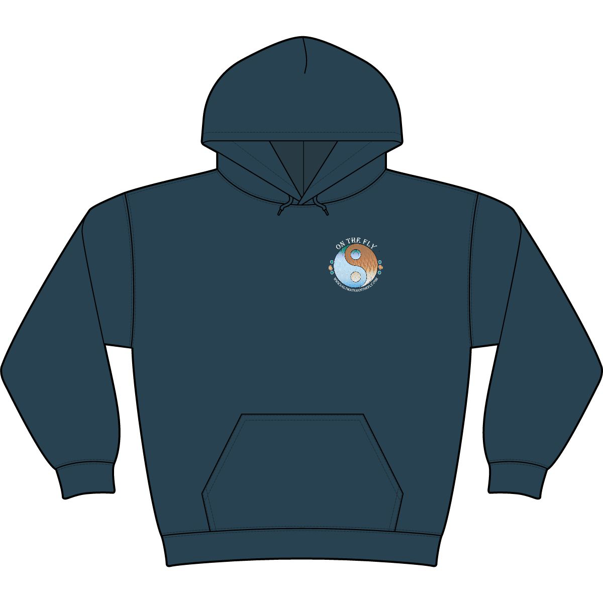 Permit Fly Fishing Hoodie - Image 4