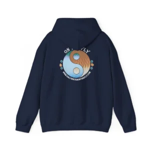 Tarpon Redfish Deep Water Blue Hoodie, Saltwater on the Fly.