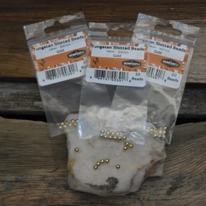 Gold Tungsten Beads, Saltwater on the Fly.