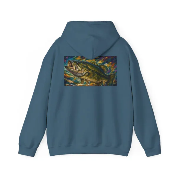 Largemouth Bass Midweight Fishing Hoodie