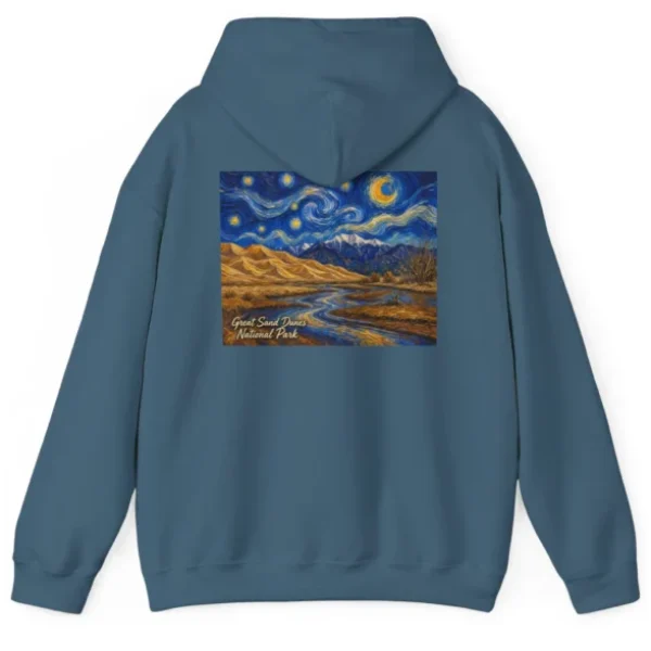 Starry Night Great Sand Dunes Hoodie