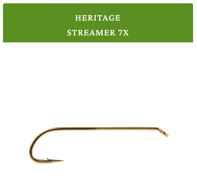 Heritage Streamer 7X CS17/7X Bronze / Down-Eye, Saltwater on the fly.
