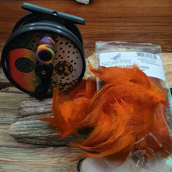 Hot Orange Mallard Flank