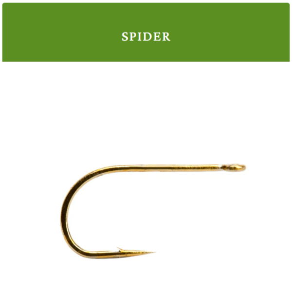Spider Soft Hackle Hook L3AS Bronze