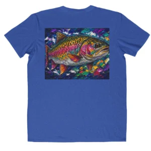 Wild Water Rainbow Lightweight Tee, Saltwater on the Fly.